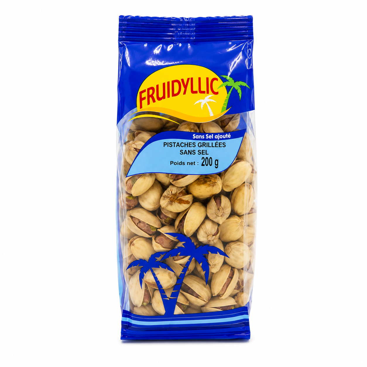 Pistaches grillées sans sel 200g - Fruidyllic - Epicerie Barakka