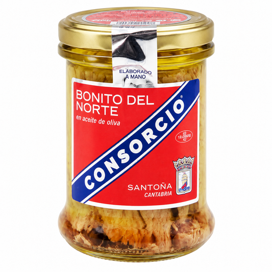 Thon Bonito del Norte à l’huile d’olive 200 g - Consorcio - Epicerie Barakka
