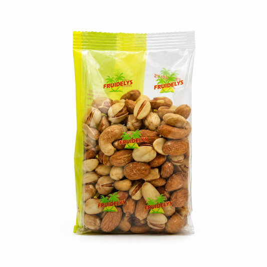 Mélange fruits secs grillées salées  200g – Fruidyllic - Epicerie Barakka