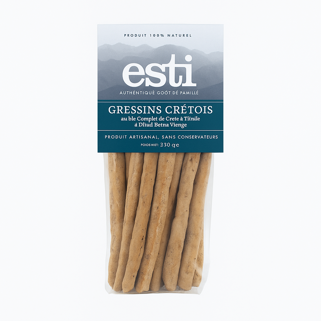 Gressins Crétois au blé 250g
