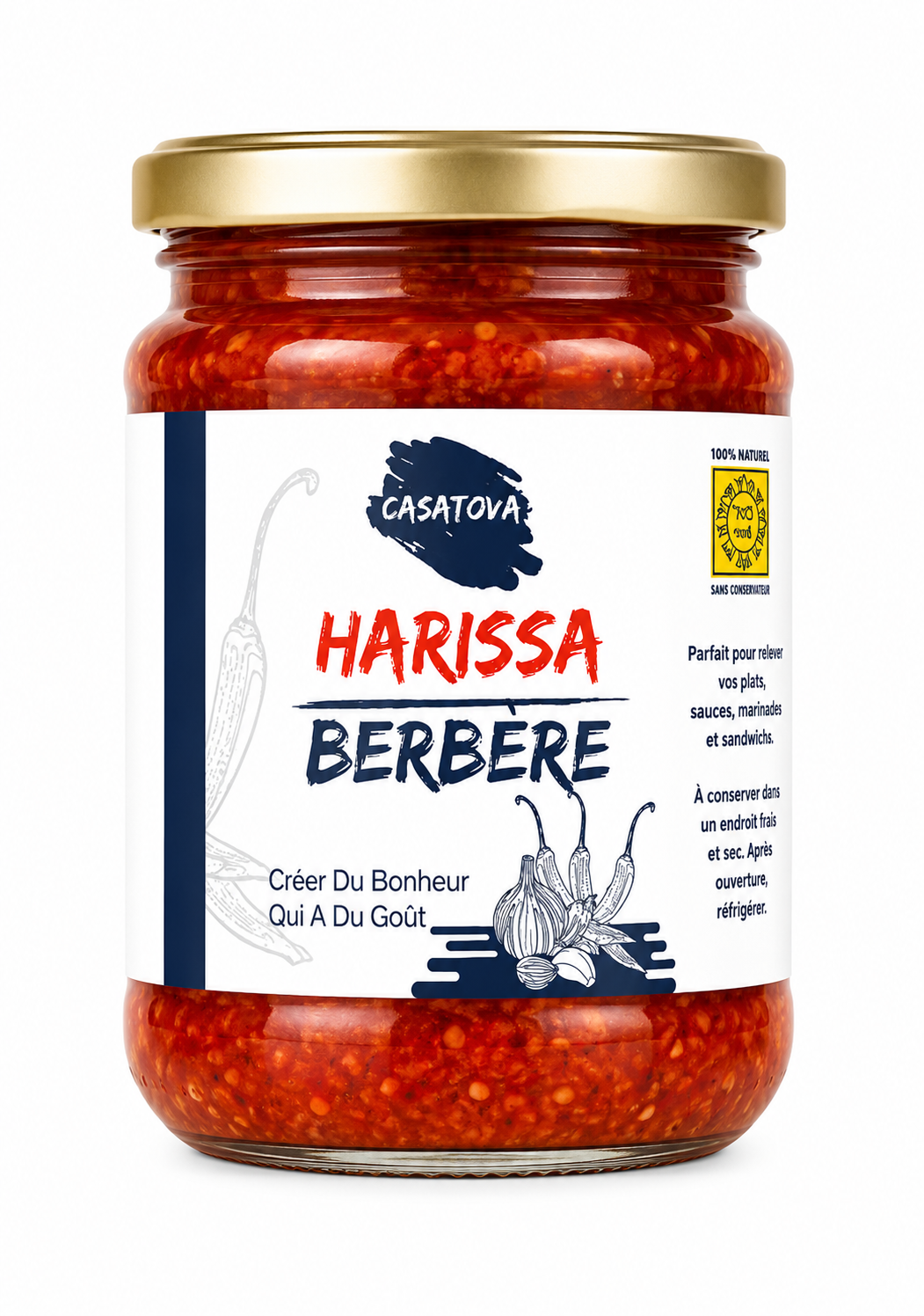 Harissa berbère 350g - Casatova