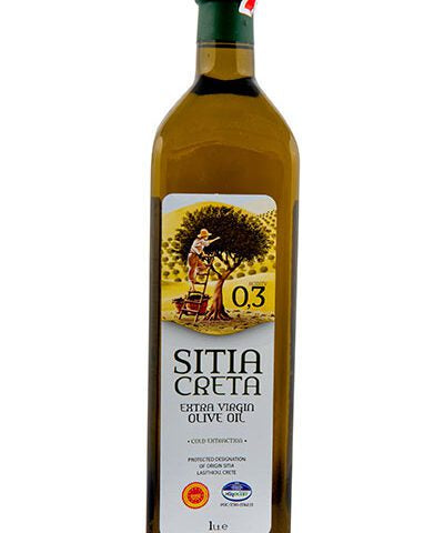 Huile d’Olive 0.3 Extra Vierge Sitia 1L Crète - Epicerie Barakka