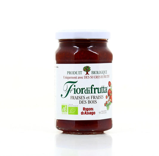 Confiture Fraises et fraises des bois 250 g - Rigoni
