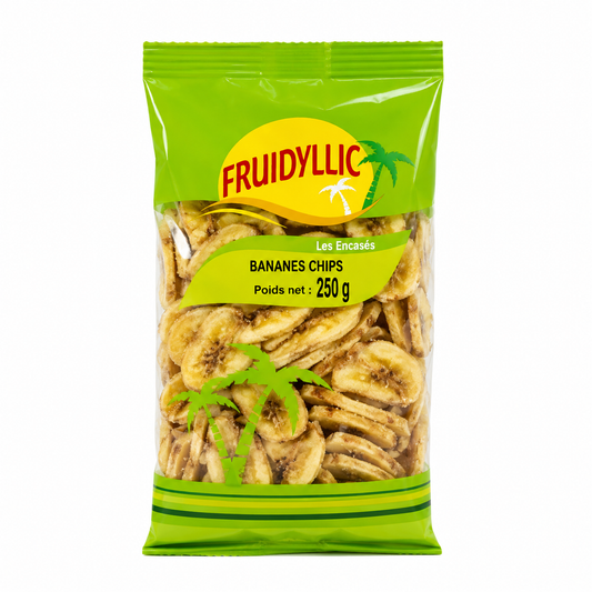 Chips de banane 250g - Fruidyllic - Epicerie Barakka