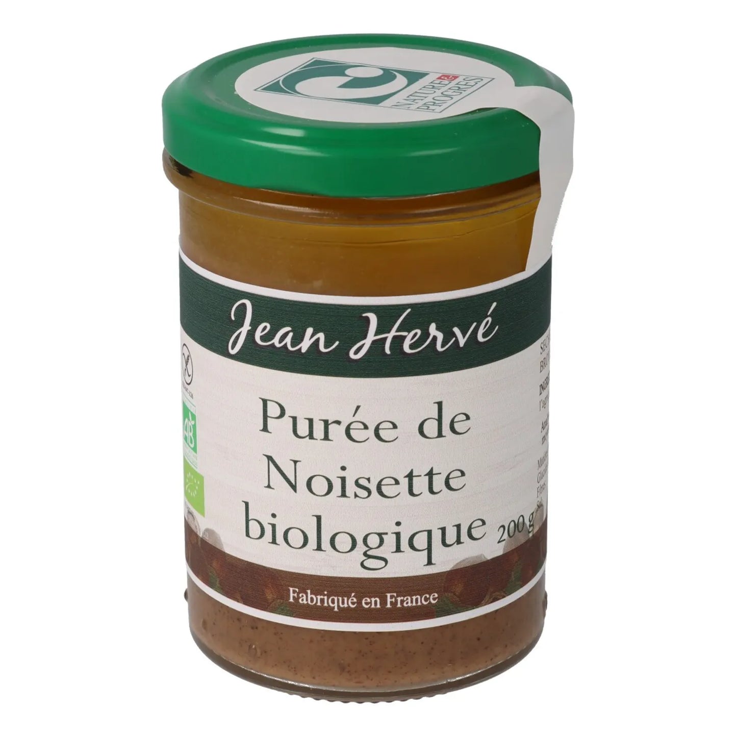 Purée de noisettes entières de Sicile 180 g - Jean Hervé