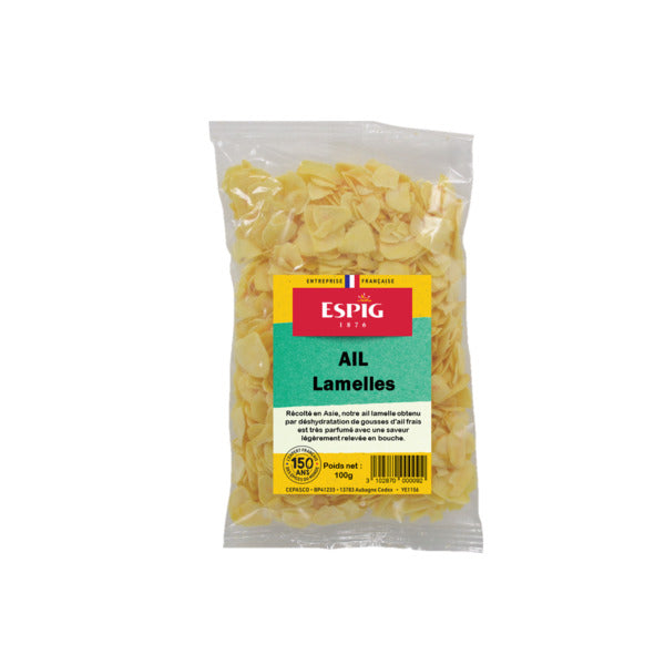 Ail en lamelles 100 g - Epicerie Barakka