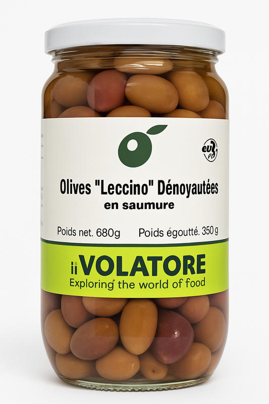 Olives Leccino Dénoyautées 350g