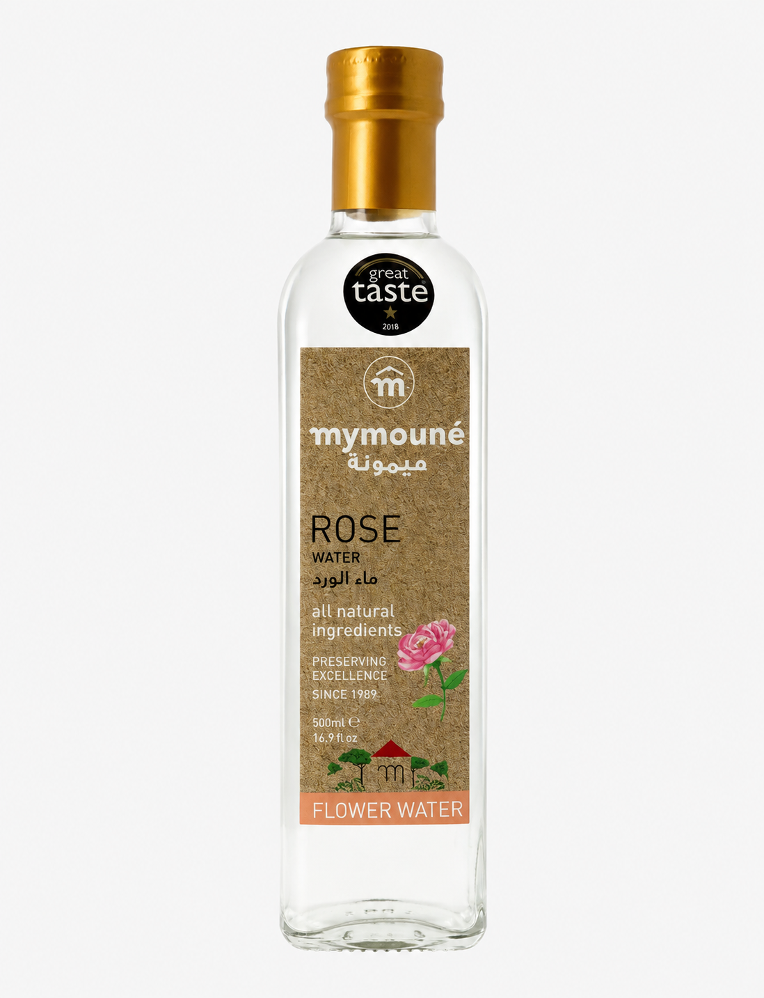 Eau de Rose 100% Naturelle 500 ml Liban – Mymouné - Epicerie Barakka