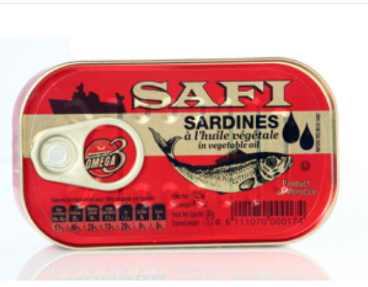 Sardine du Maroc à l’huile 125g - Epicerie Barakka