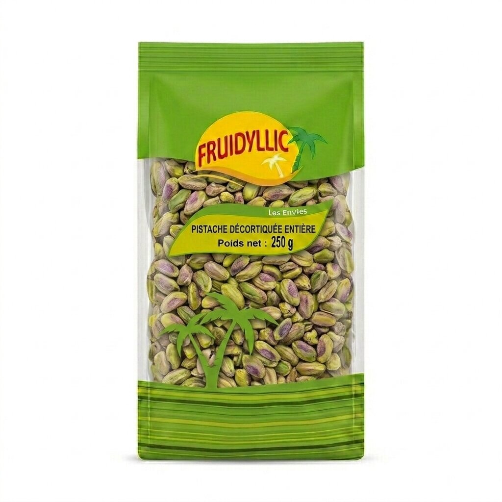 Pistaches Crues Décortiquées 250g – Fruidyllic - Epicerie Barakka