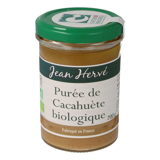 Purée de cacahuète bio 180 g - Jean Hervé