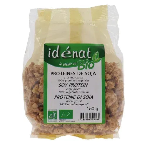 Protéines de soja gros morceaux bio - 150 g