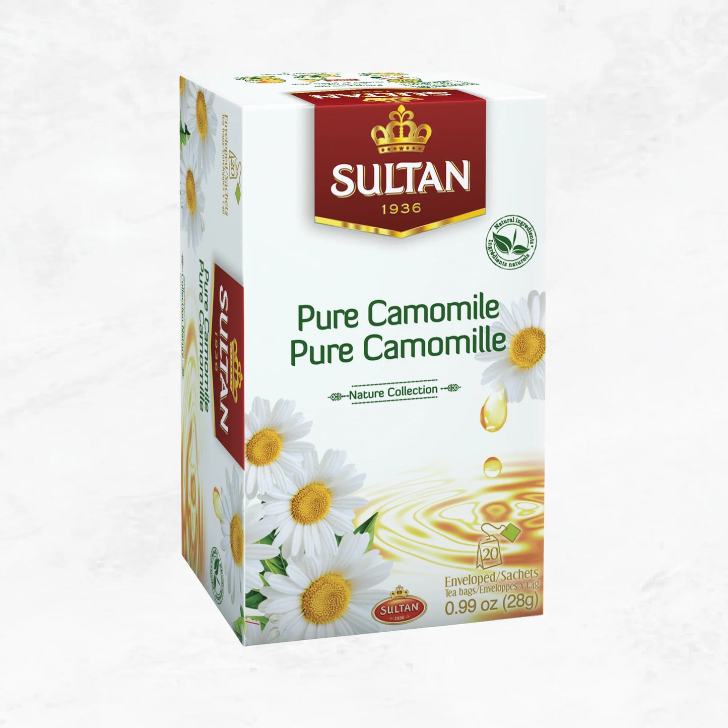 Infusion Camomille Pure 20 sachets - Sultan - Epicerie Barakka