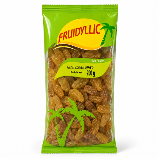 Raisins Jumbo Golden 200 g – Fruidyllic