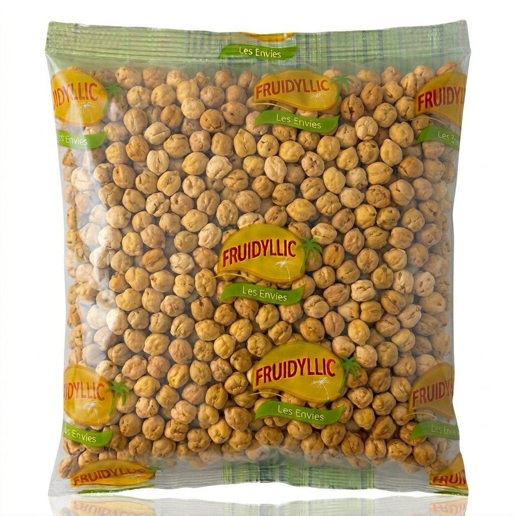 Pois chiches jaunes grillés 400 g - Fruidyllic