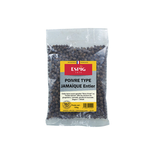 Poivre type Jamaique entier 100 g - Espig