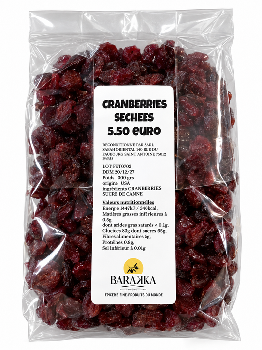 Cranberries Séchées 300g - USA