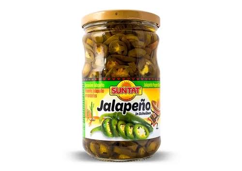 Jalapeños en rondelles 320 ml – Suntat