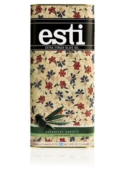 Huile d’Olive Extra Vierge Grèce - ESTI Koroneiki – 5L - Epicerie Barakka