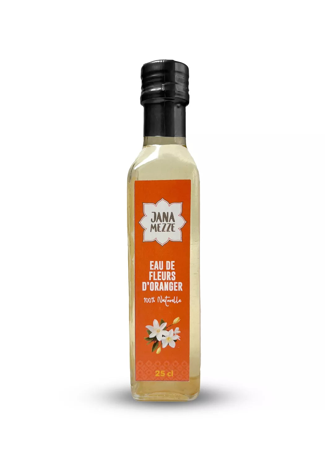 Eau de Fleur d’Oranger 100% Naturelle 250ml Liban - Jana Mezze - Epicerie Barakka