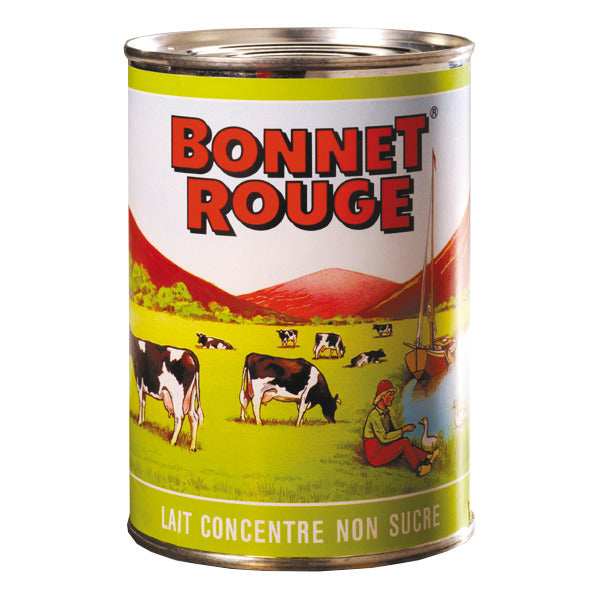 Lait concentré non sucré 410g - Bonnet Rouge - Epicerie Barakka