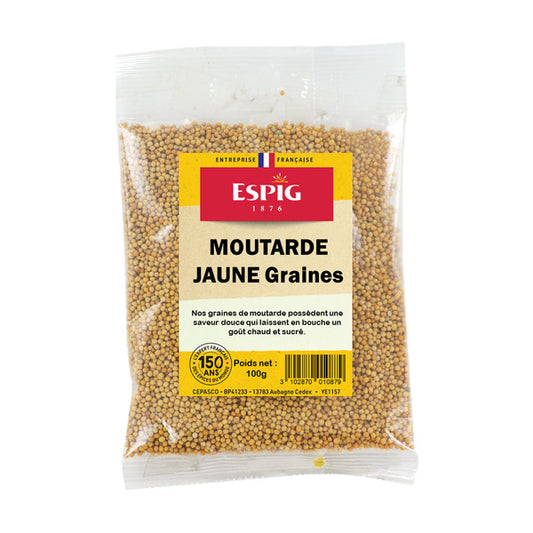 Moutarde jaune graines 100 g - Espig