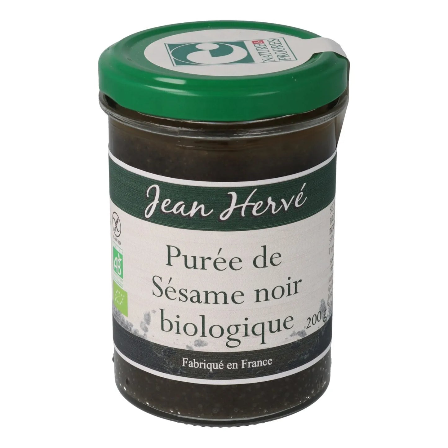 Purée de sésame noir bio 180 g - Jean Hervé
