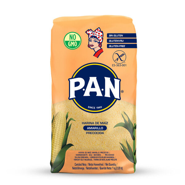 Farine de Maïs jaune 1 kg - PAN - Epicerie Barakka