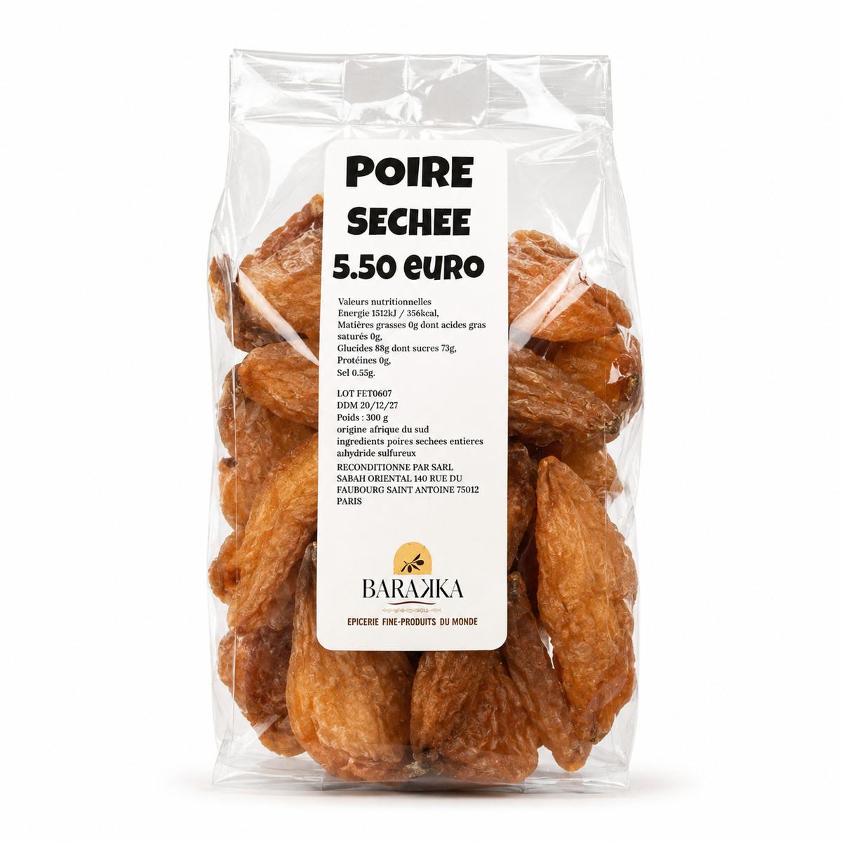 Poire séchée - 300g