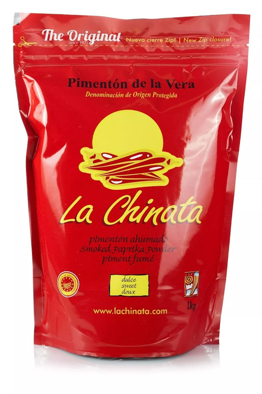 Paprika - Pimentón de la Vera doux fumé – La Chinata 1 kg - Epicerie Barakka