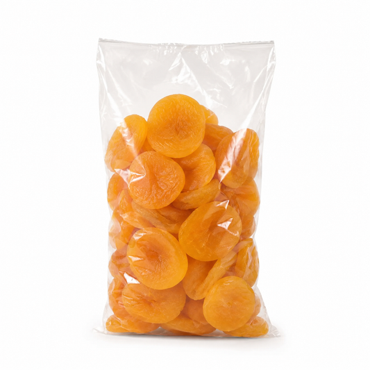 Abricots séchés naturels d’Arménie en sachet cellophane naturel - Épicerie Barakka