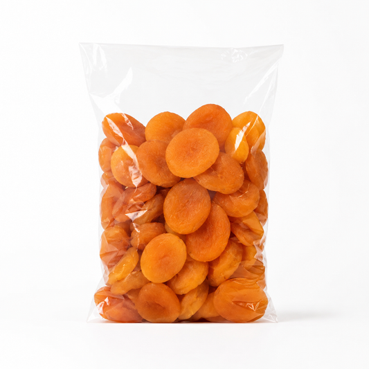 Abricots secs Jumbo Malatya 600 g en sachet cellophane naturel - Épicerie Barakka