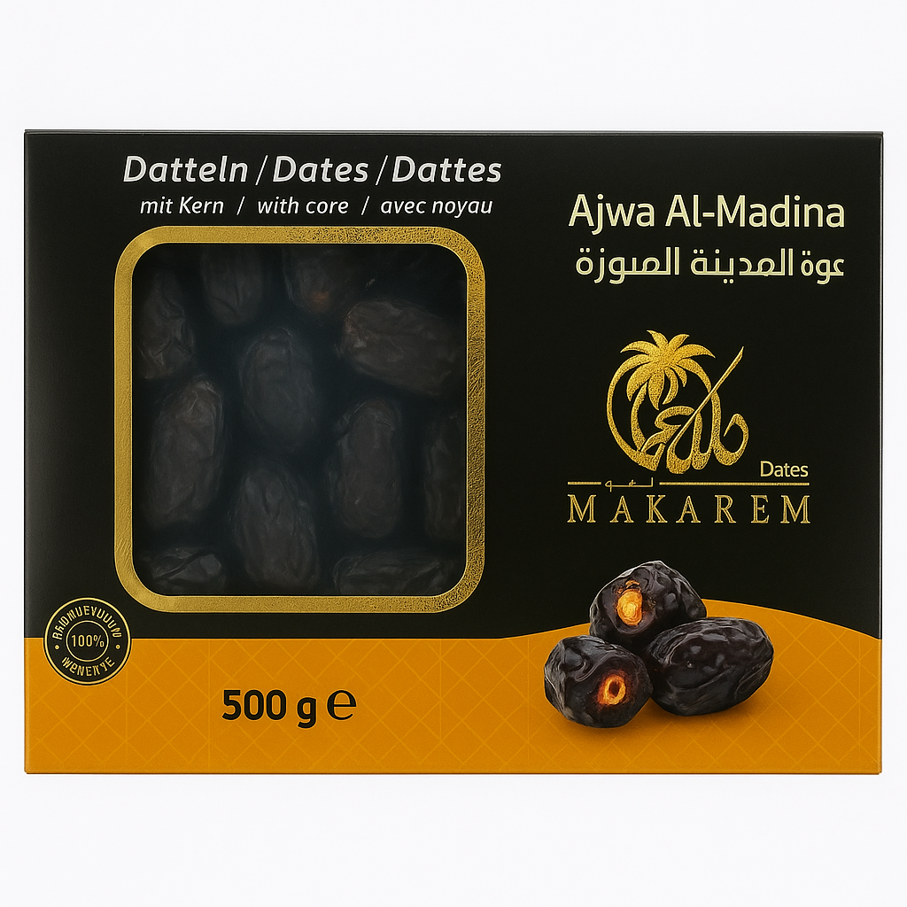 Dattes Ajwa Al Madina 500g - Epicerie Barakka