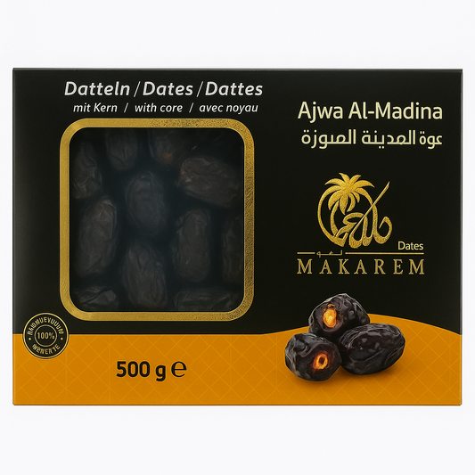 Dattes Ajwa Al Madina 500g - Epicerie Barakka
