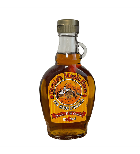 Sirop d’Érable Pur du Canada – Bernie’s Maple Farm 250 g - Epicerie Barakka
