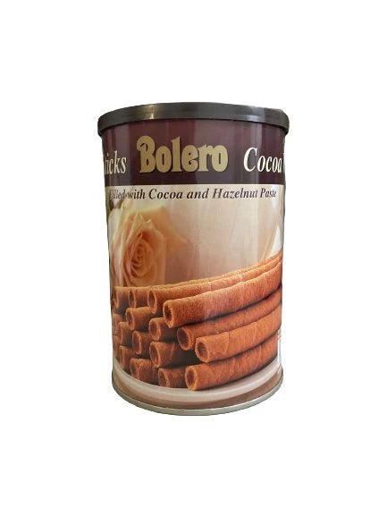 Gaufrettes roulées cacao noisette 400g – Bolero - Epicerie Barakka