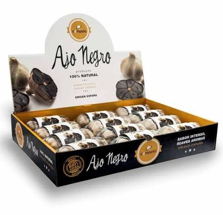 Ail Noir Carton 12 x 2 bulbes - Campelo - Epicerie Barakka