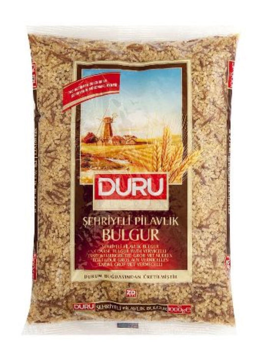 Boulgour aux Vermicelles – Şehriyeli Pilavlık Bulgur 1kg -  Duru - Epicerie Barakka