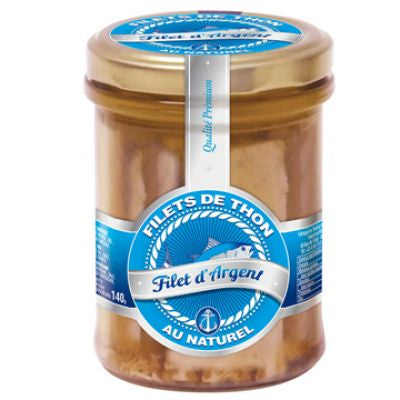 Filets de thon au naturel 200g – Filet d’ Argent - Epicerie Barakka