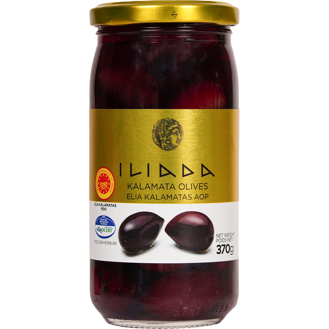 Olives Kalamata Iliada AOP 370g - Epicerie Barakka