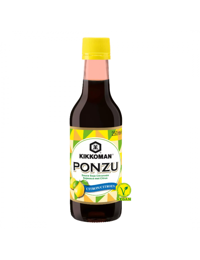 Sauce Soja Citronnée Ponzu – Kikkoman – 250 ml - Epicerie Barakka