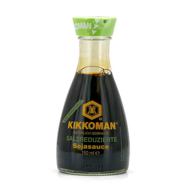 Sauce Soja Réduite en Sel – Kikkoman – 150 ml - Epicerie Barakka