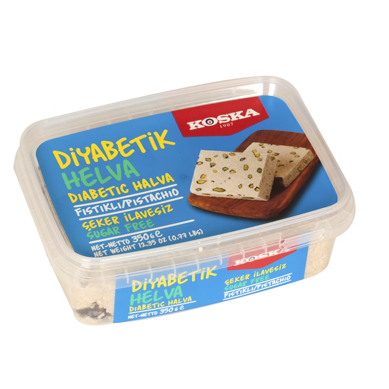 Halva à la Pistache Sans Sucre Ajouté 350g - Koska - Epicerie Barakka