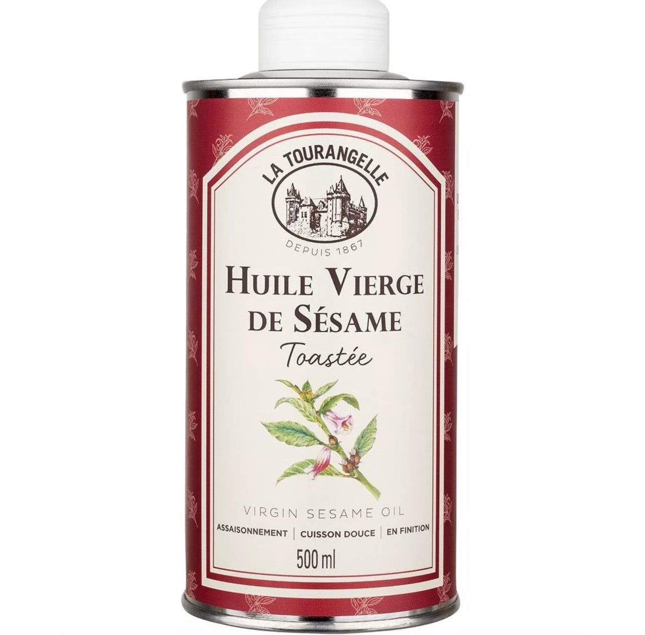 Huile Vierge de Sésame Toastée 500 ml – La Tourangelle - Epicerie Barakka
