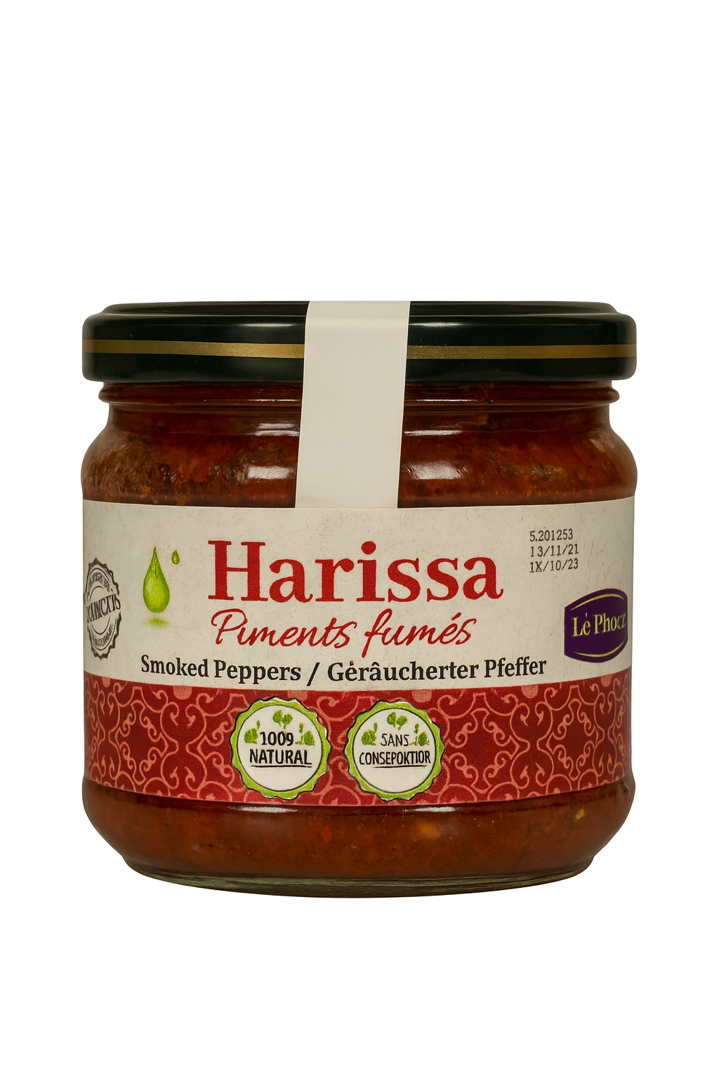 Harissa Piments fumées 280g Tunisie - Epicerie Barakka