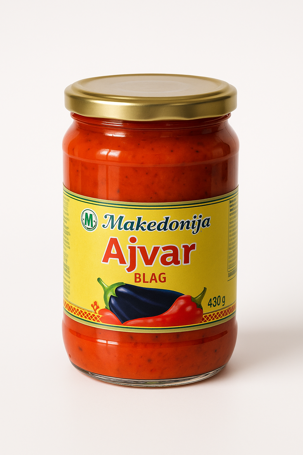 Ajvar doux « blag » 350g - Epicerie Barakka