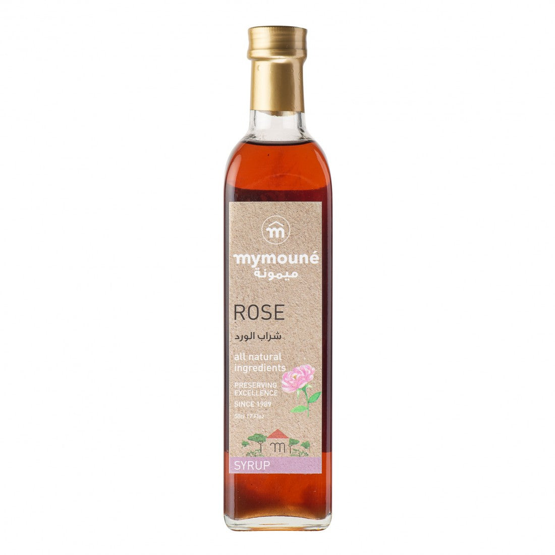 Sirop de Rose 500 ml Liban – Mymouné - Epicerie Barakka