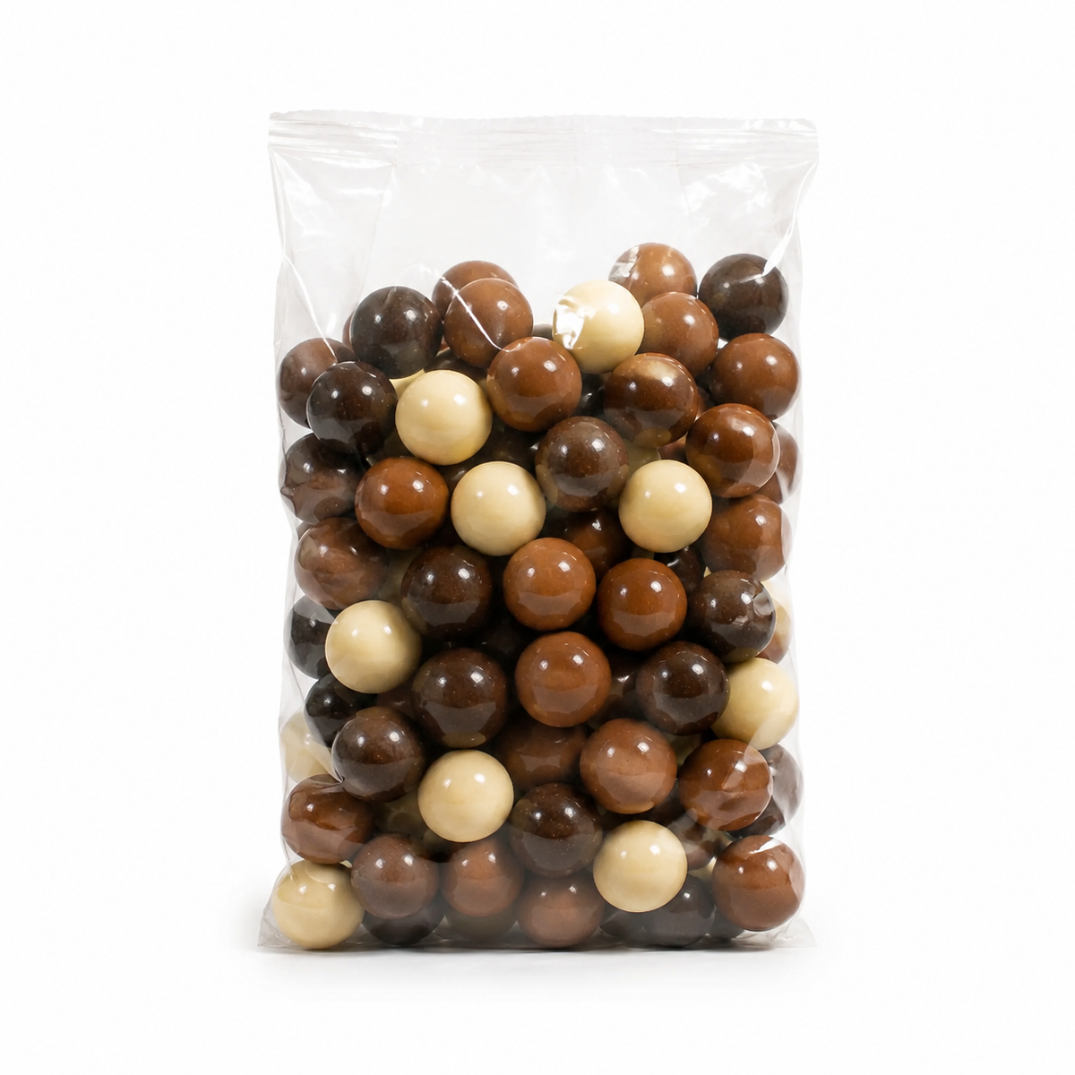 Noisettes enrobées de trois chocolats 300 g en sachet naturel - Épicerie Barakka