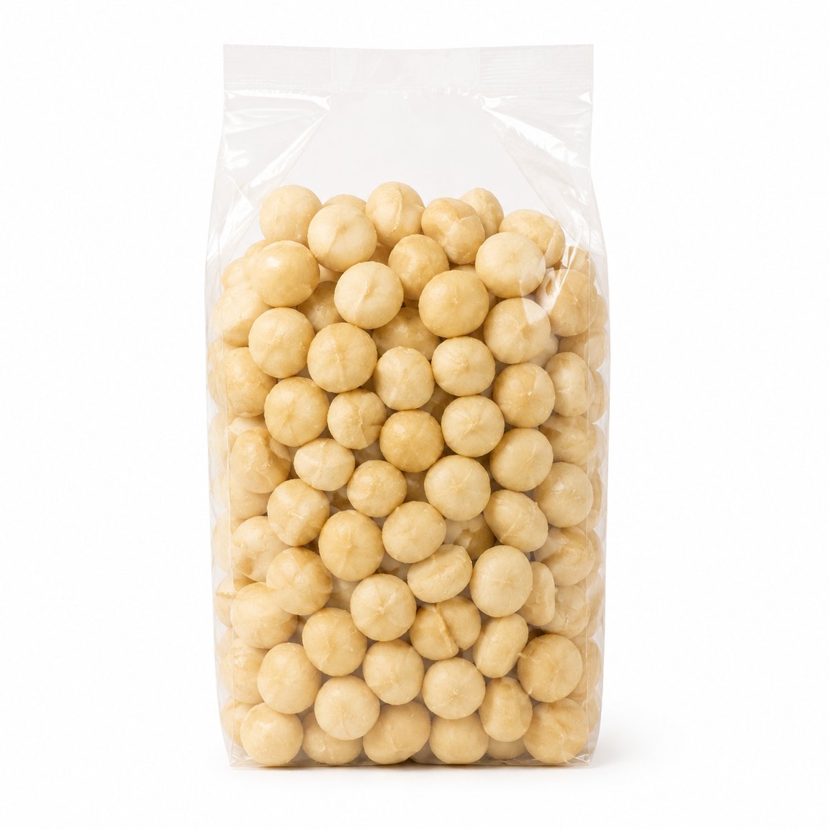Noix de macadamia crues 600 g en sachet cellophane transparent - Épicerie Barakka
