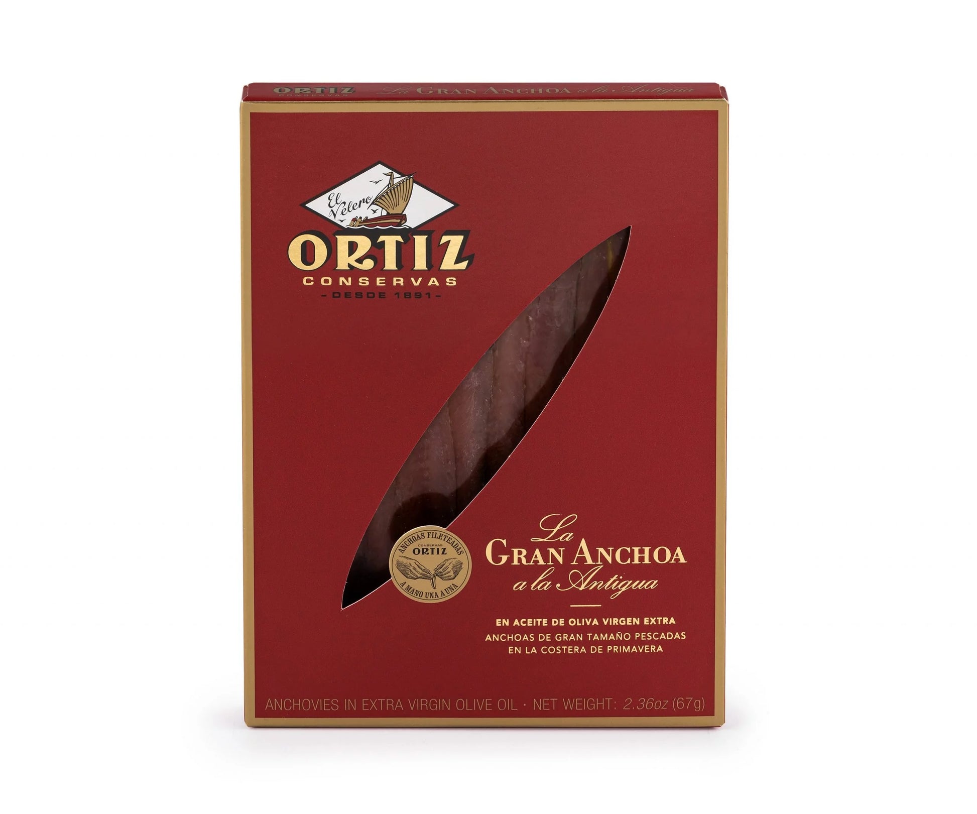 Filet d’anchois à l’ancienne 67g Ortiz - Epicerie Barakka